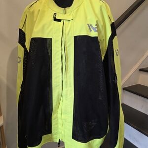 Men's Neon Yellow and Black Jacket